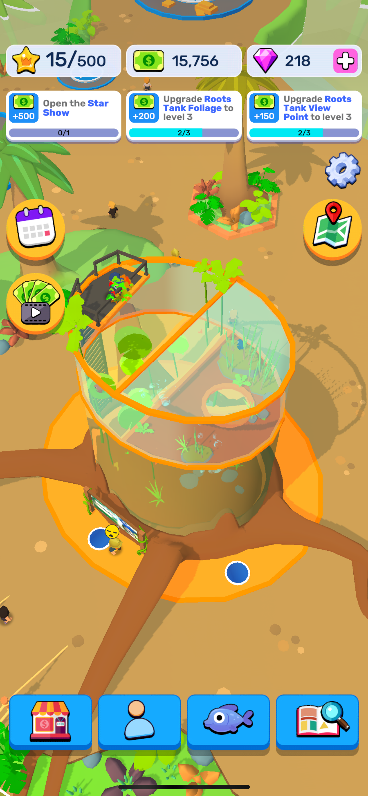 اسکرین شات 6 بازی Idle Sea Park - Fish Tank Sim
