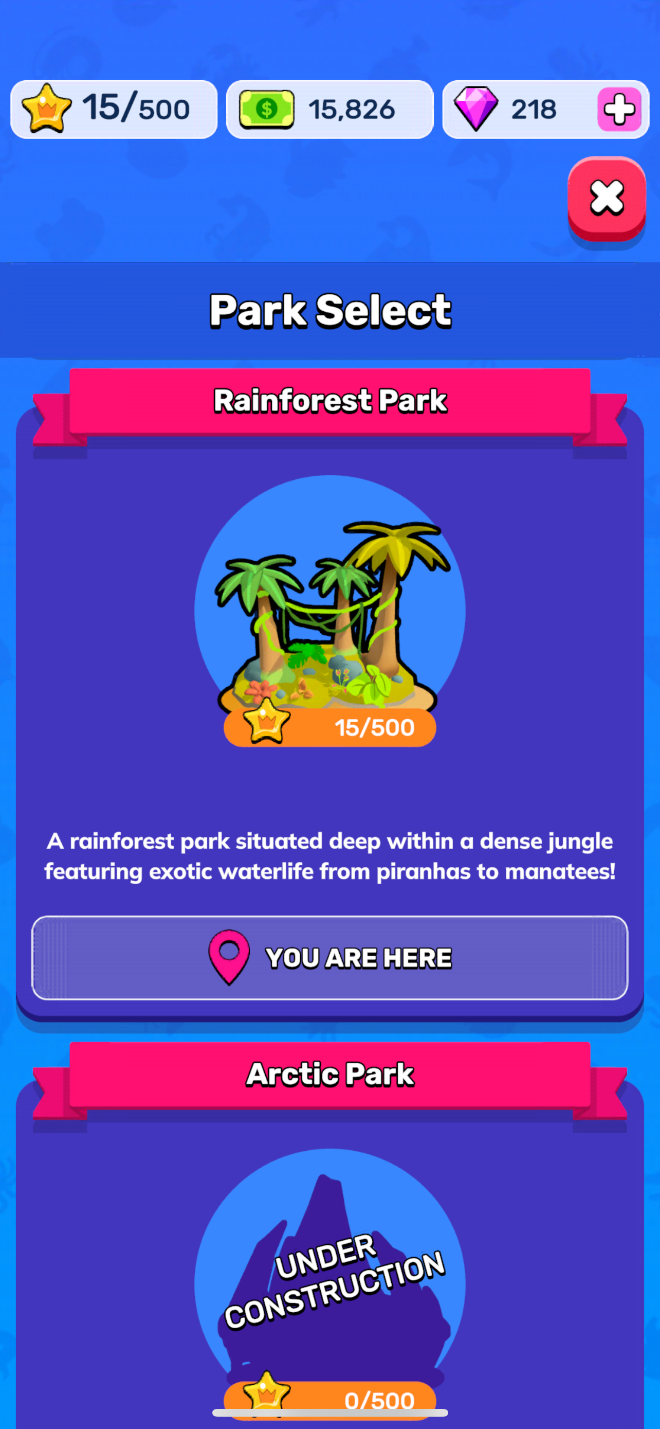 اسکرین شات 5 بازی Idle Sea Park - Fish Tank Sim