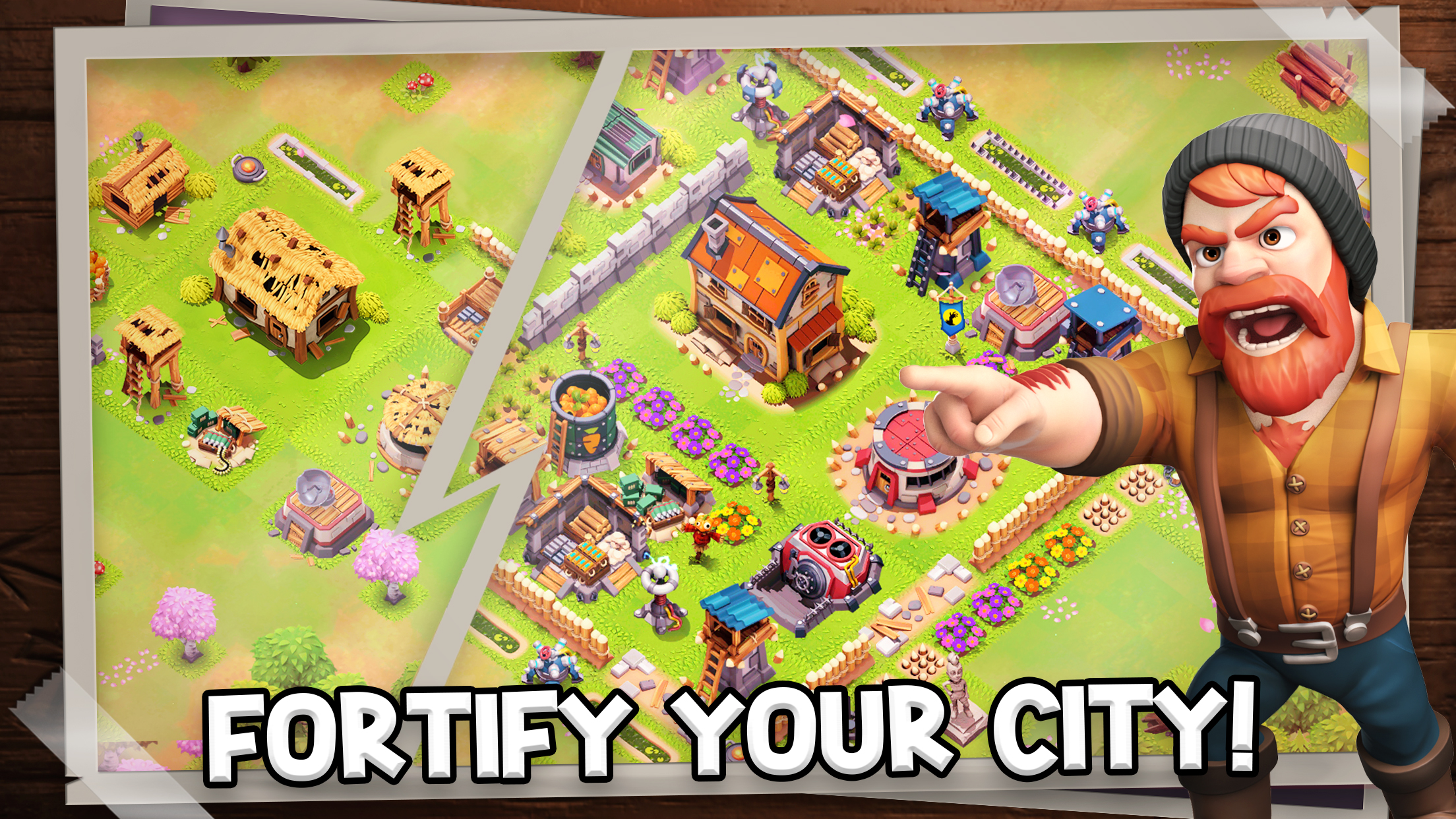 اسکرین شات 2 بازی Survival City - Build & Defend