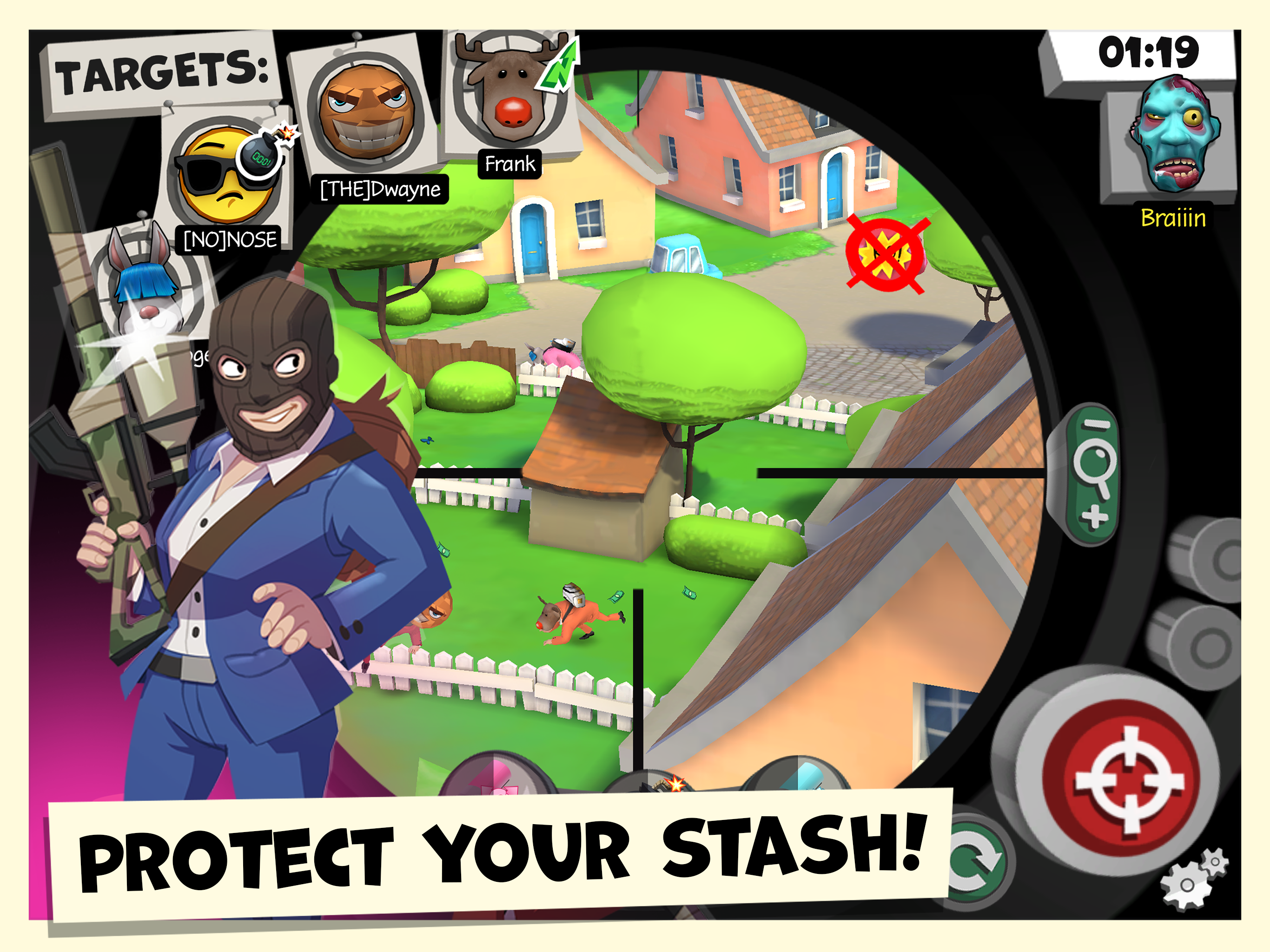 اسکرین شات 2 بازی Snipers vs Thieves: Classic!