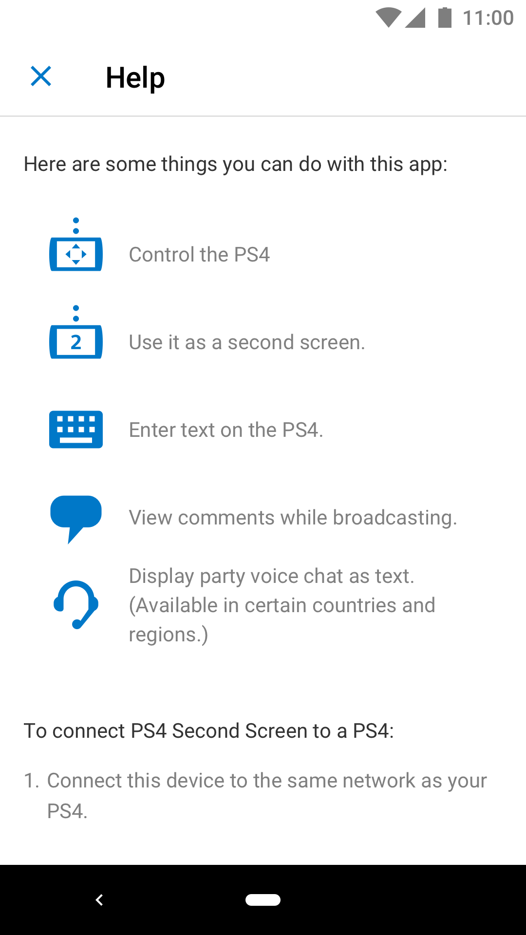 اسکرین شات 2 برنامه PS4 Second Screen