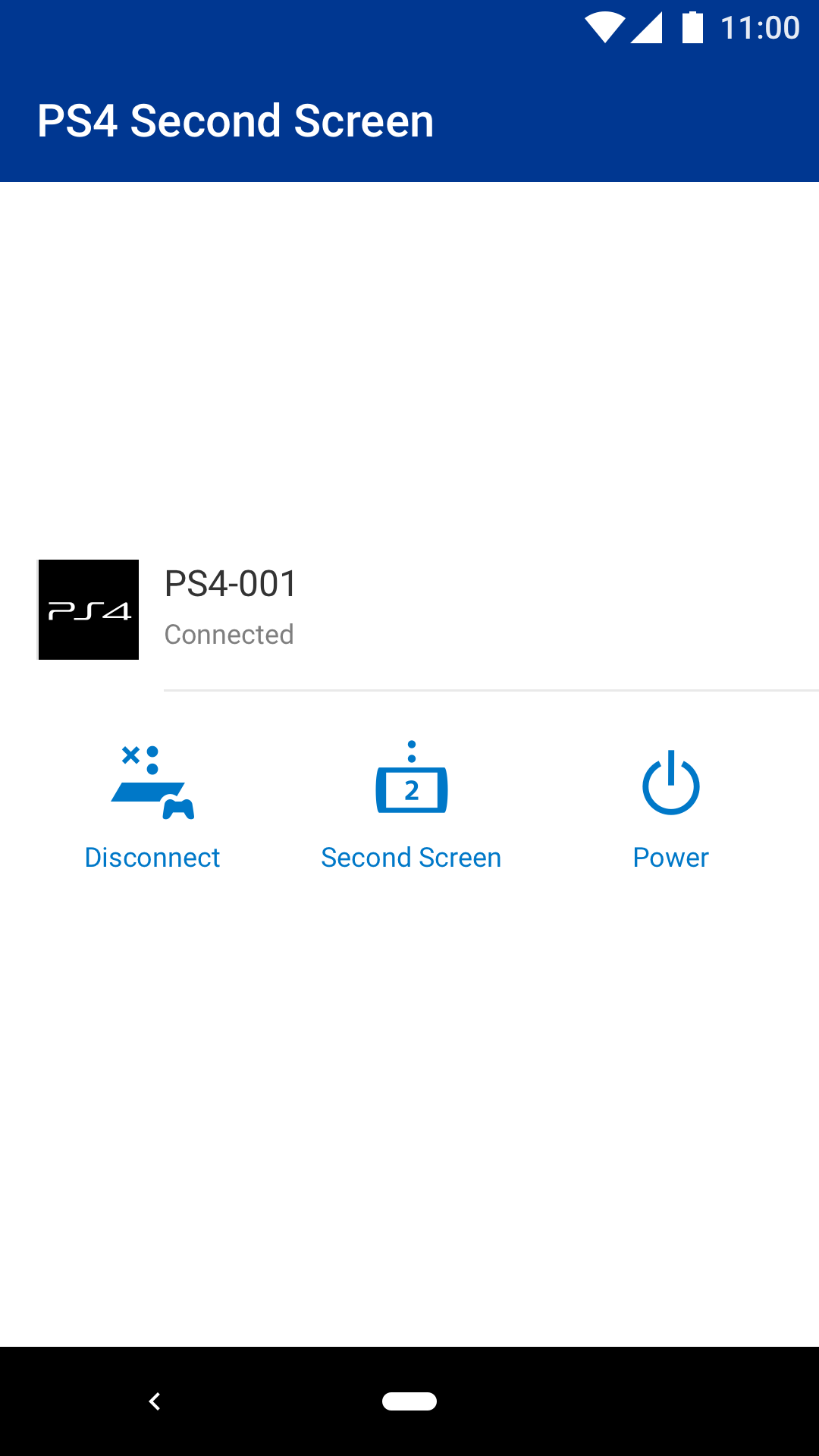 اسکرین شات 1 برنامه PS4 Second Screen