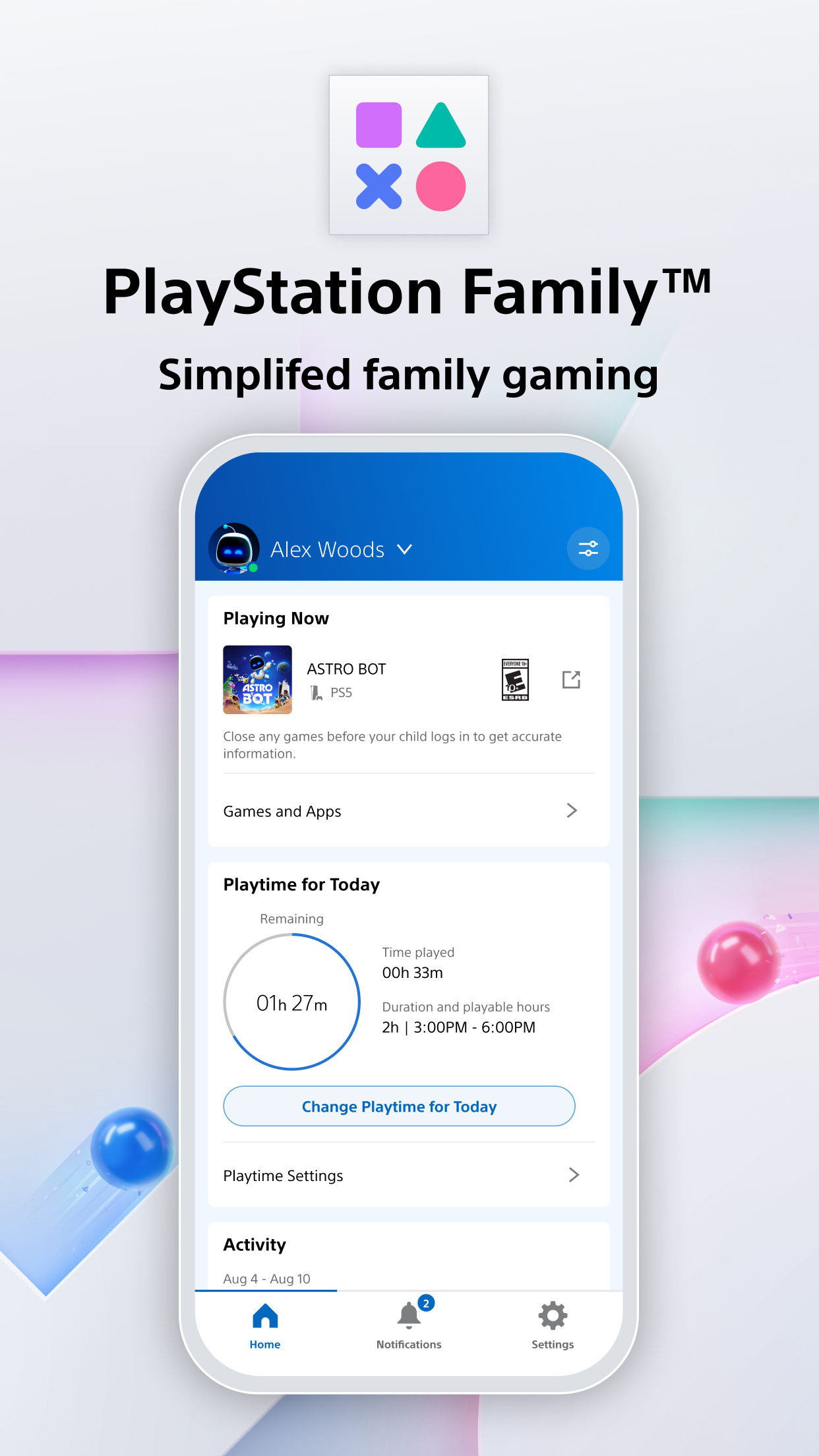اسکرین شات 1 برنامه PlayStation Family