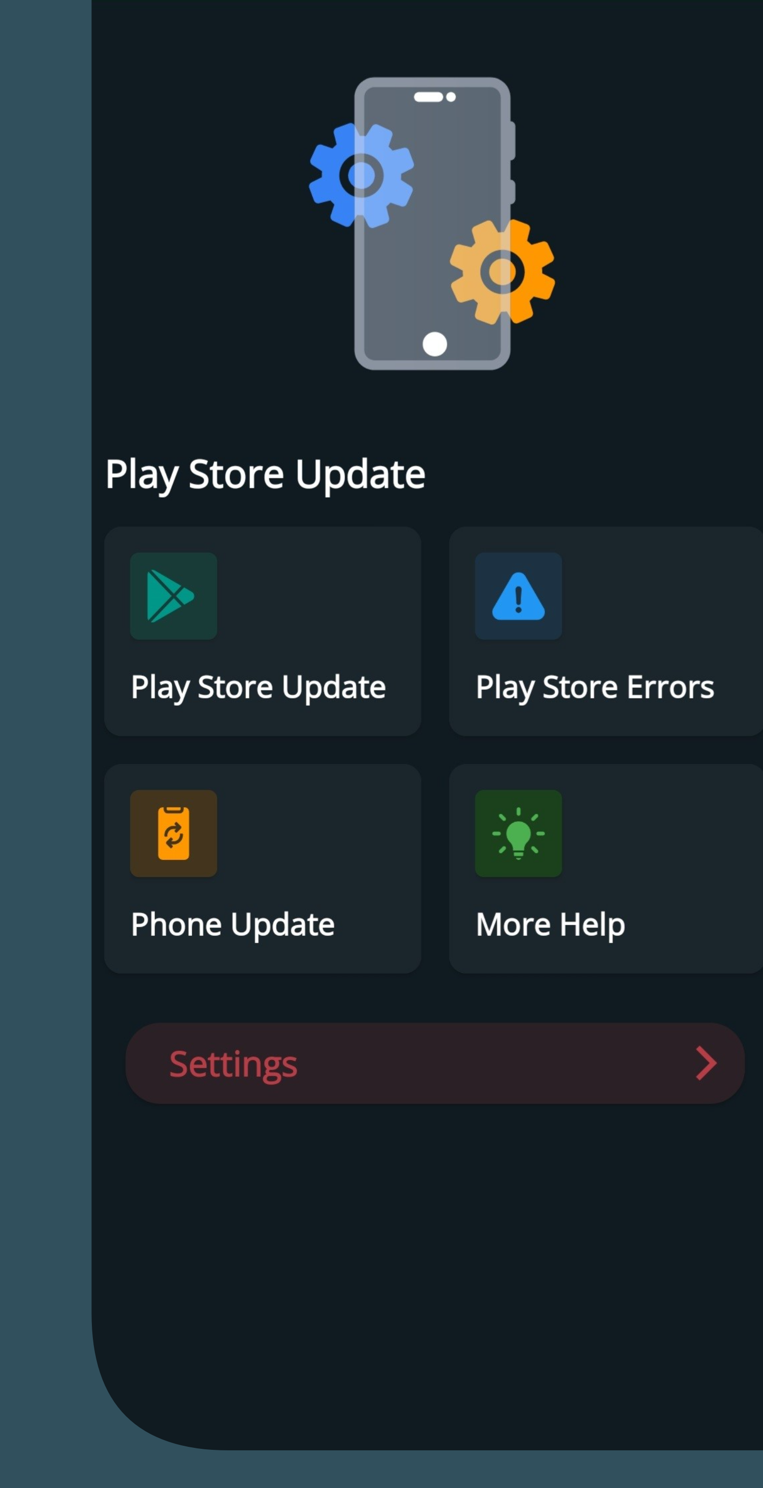اسکرین شات 1 برنامه Play Store Update Services