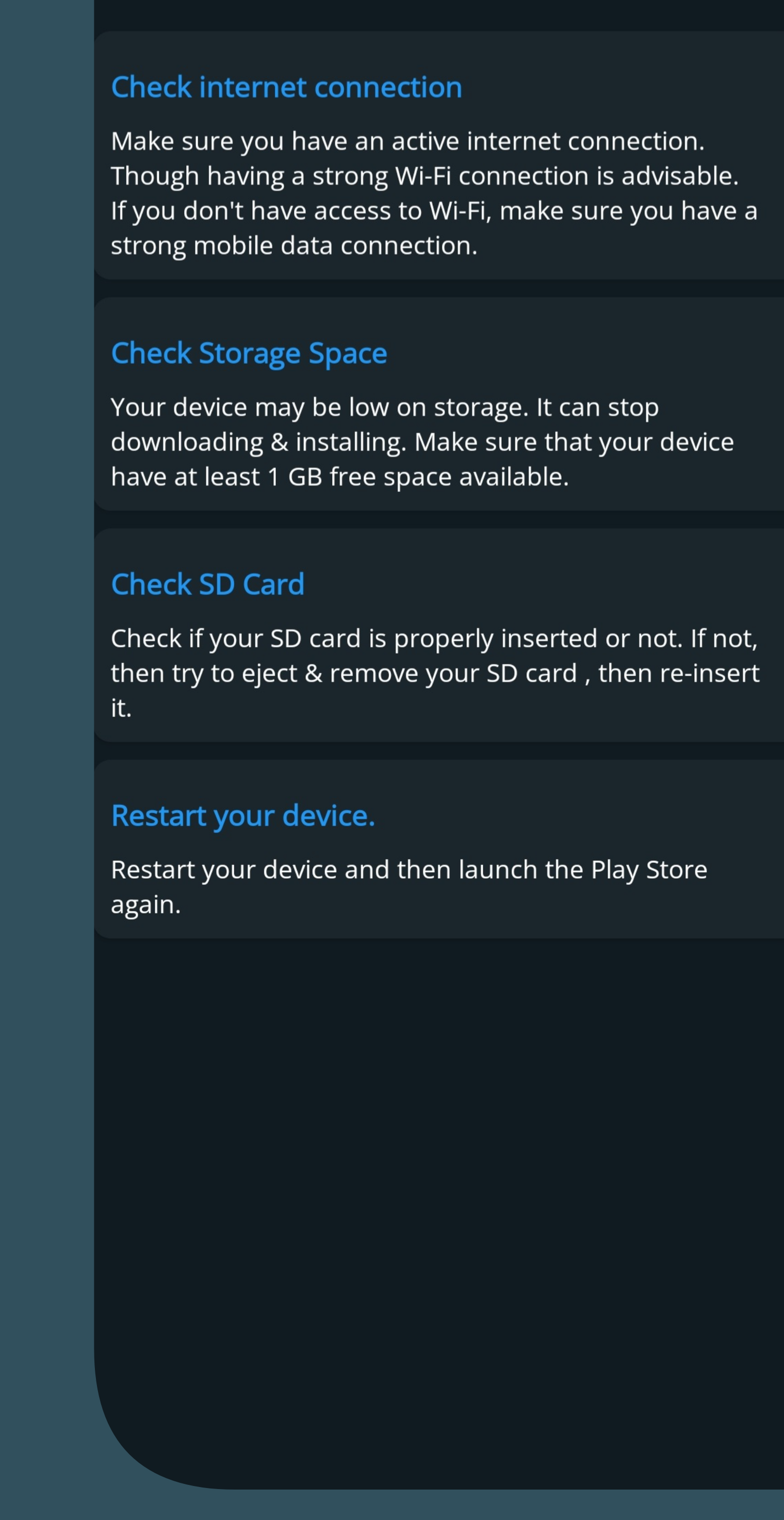 اسکرین شات 3 برنامه Play Store Update Services