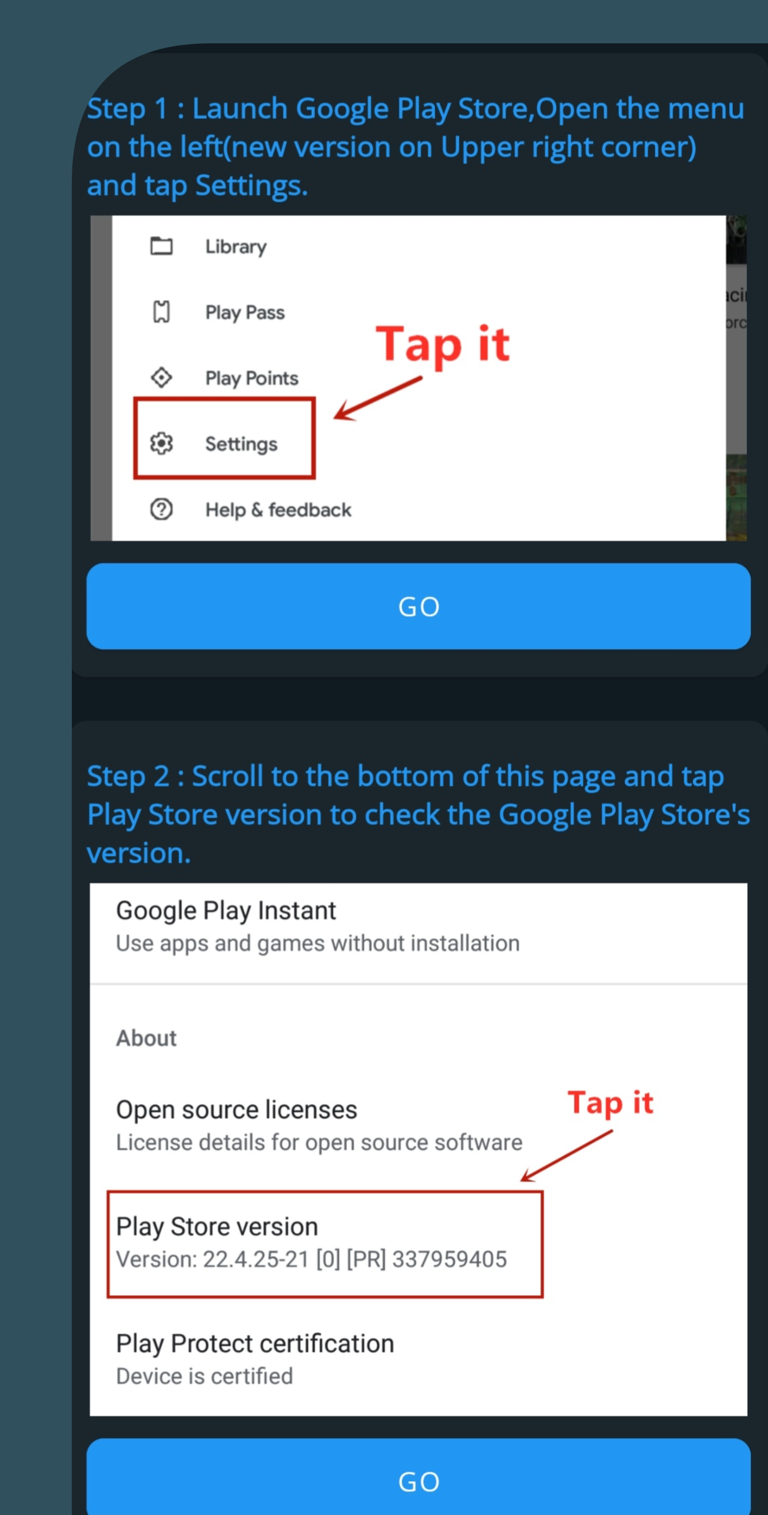 اسکرین شات 2 برنامه Play Store Update Services