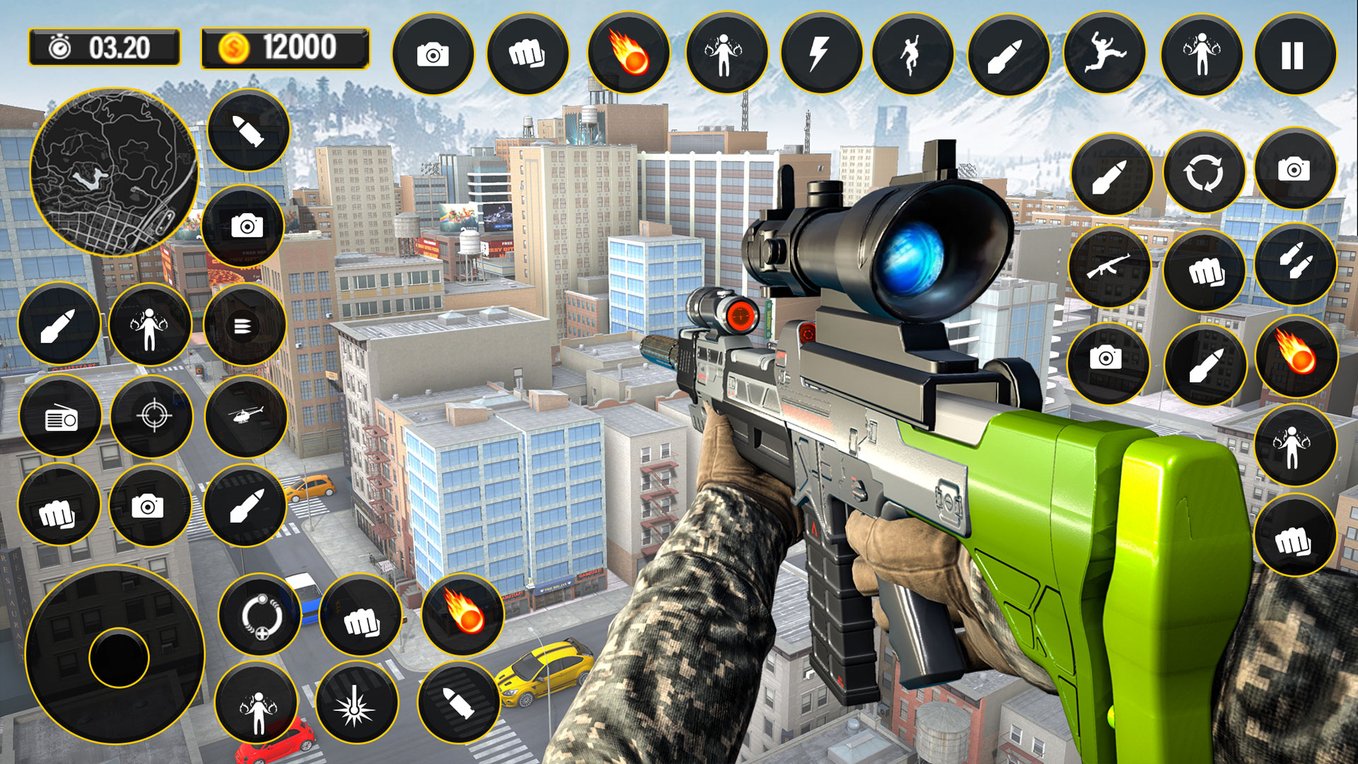 اسکرین شات 2 بازی FPS Commando Sniper Gun Games
