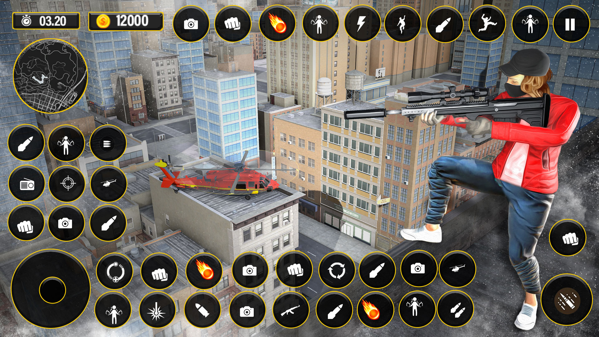 اسکرین شات 4 بازی FPS Commando Sniper Gun Games