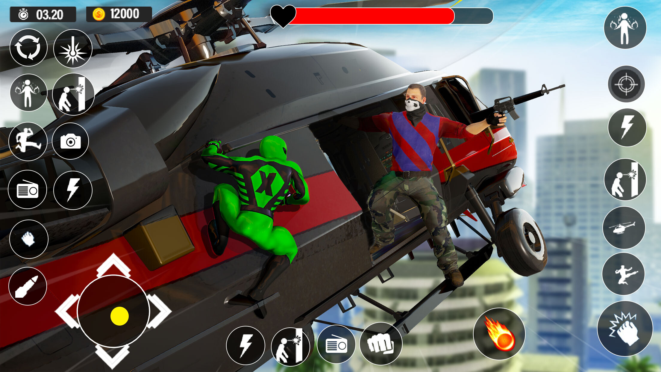 اسکرین شات 1 برنامه Superhero Spider Games Offline