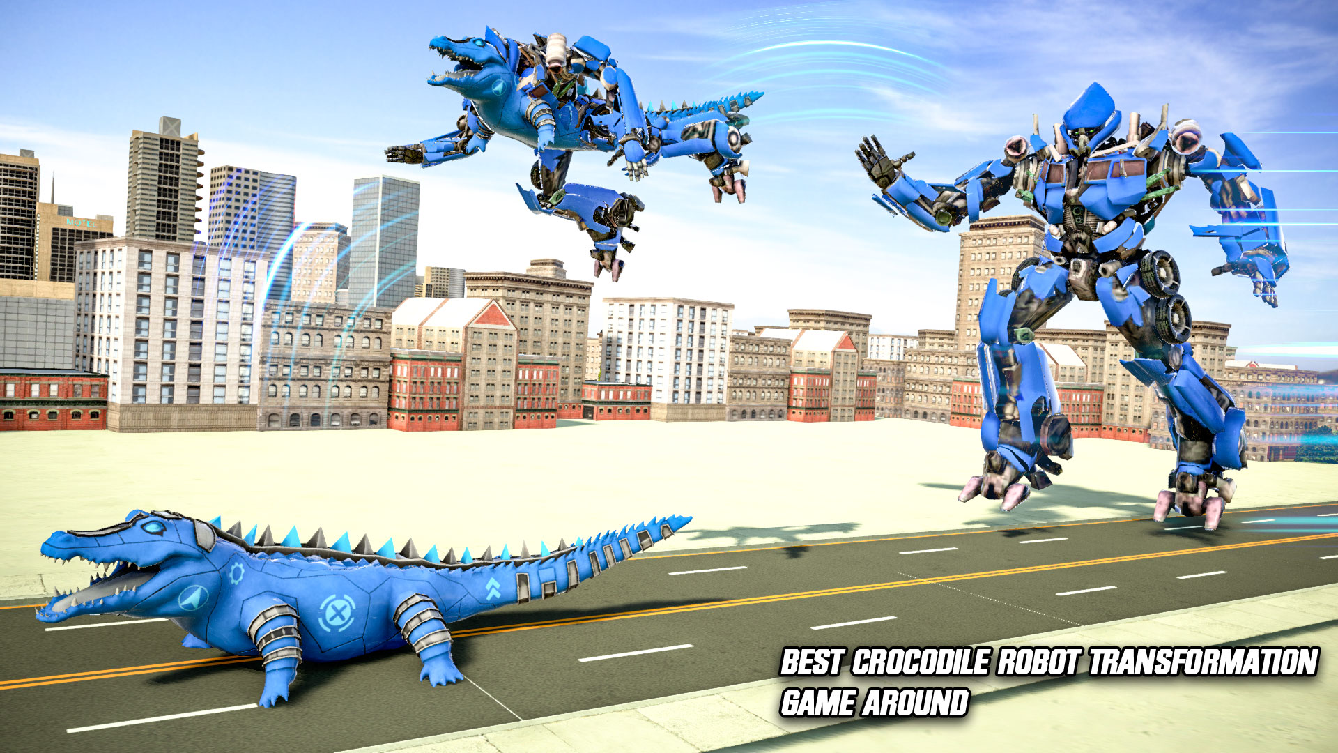 اسکرین شات 5 بازی Crocodile Robot Car Transform