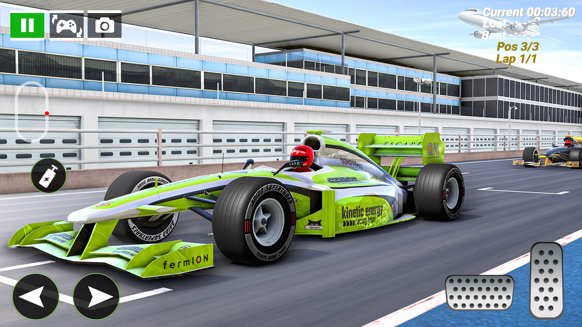 اسکرین شات 1 برنامه Formula Car Racing: Speed Game