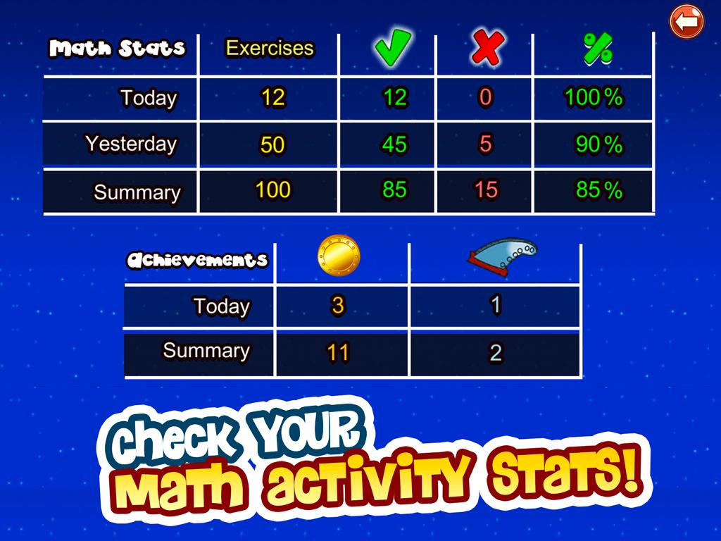 اسکرین شات 6 بازی Math Games for kids: addition