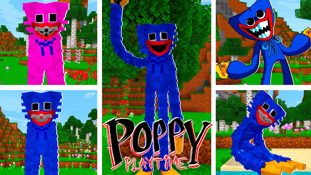 اسکرین شات 2 برنامه Horror Poppy Playtime Mod Minecraft