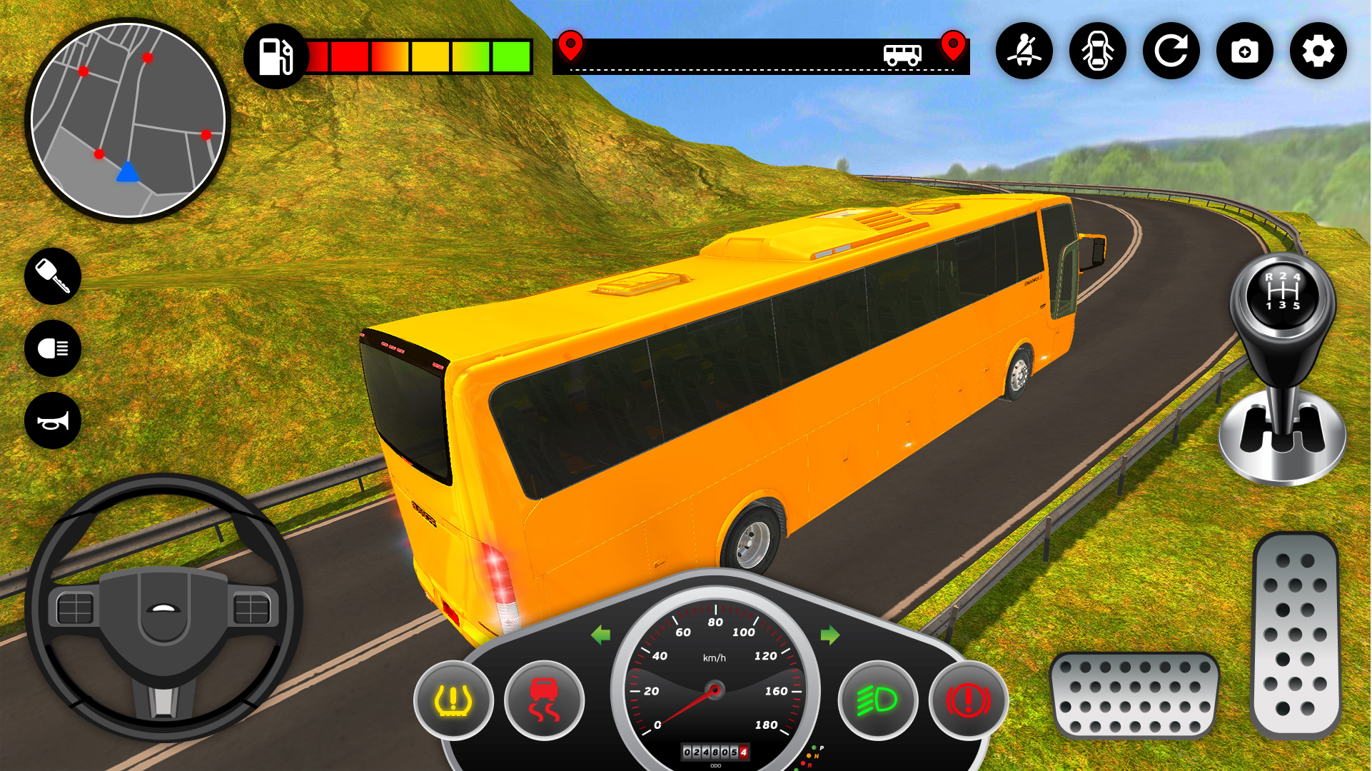 اسکرین شات 1 برنامه Bus Simulator: Coach Bus Game