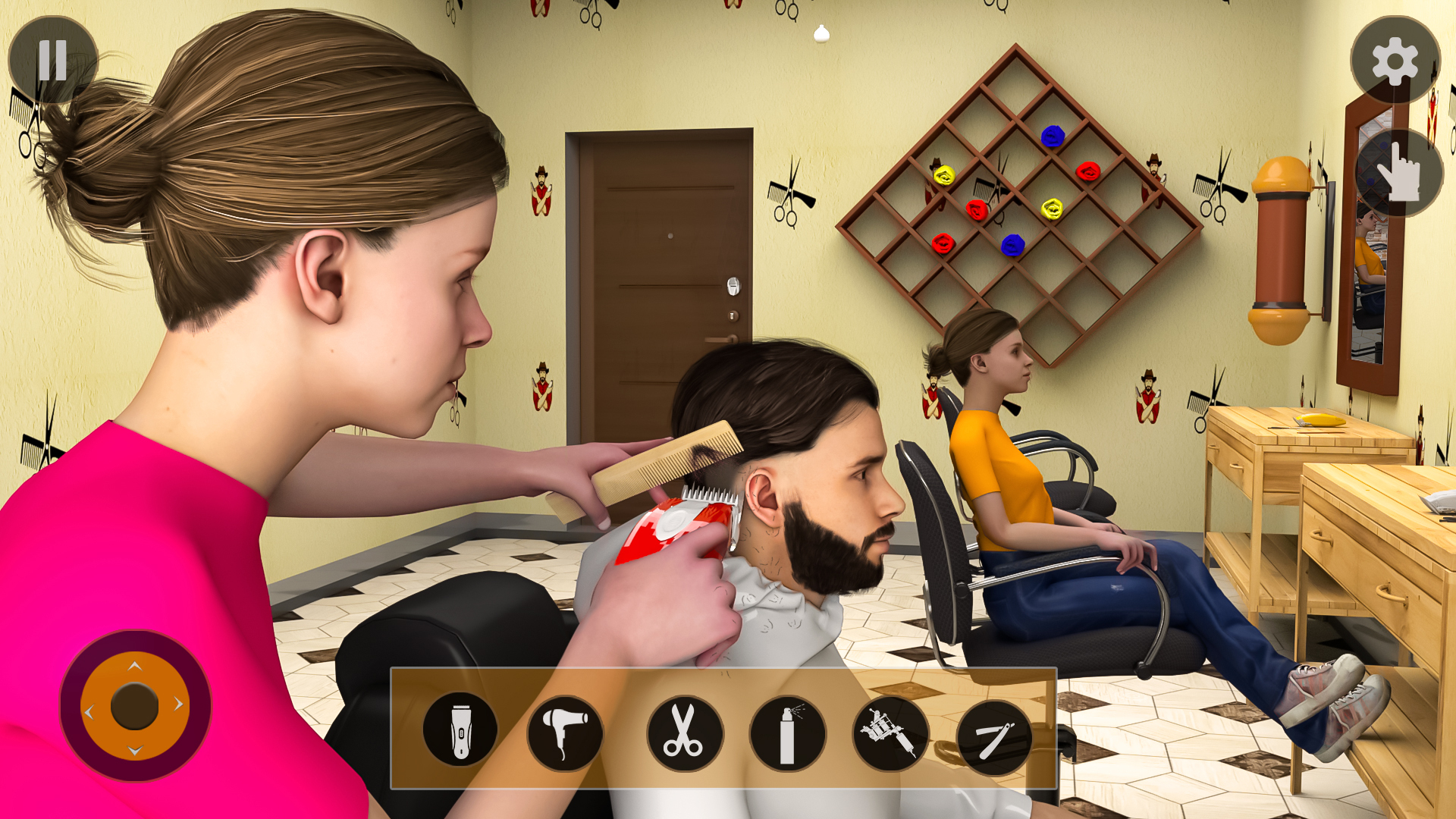 اسکرین شات 4 بازی Barber Shop Hair Cutting Salon