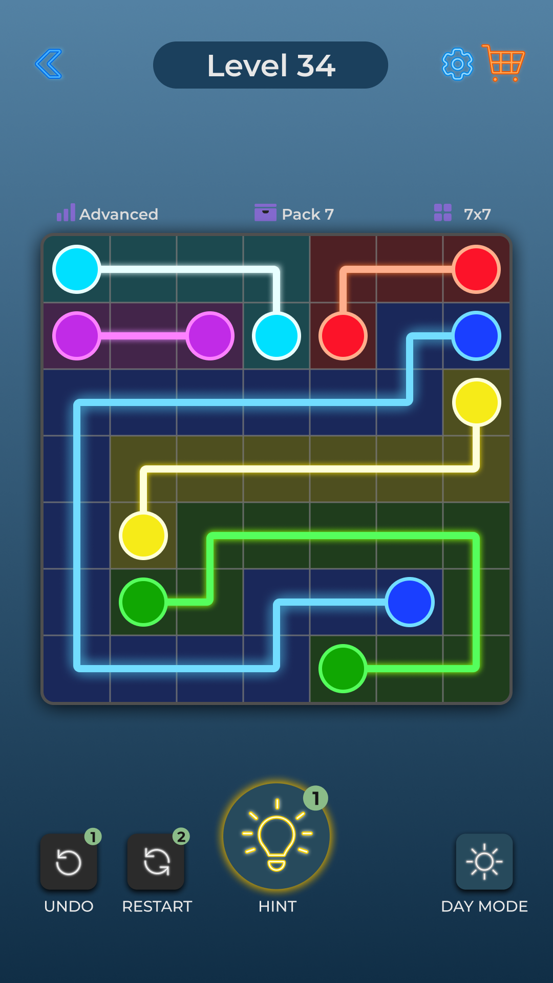 اسکرین شات 3 بازی Dot Link - Connect the Dots