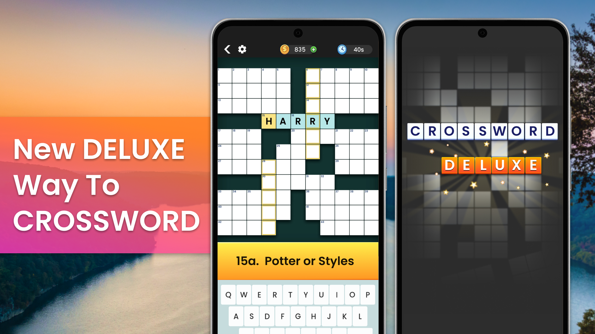 اسکرین شات 1 بازی Crossword Deluxe: Word Puzzles