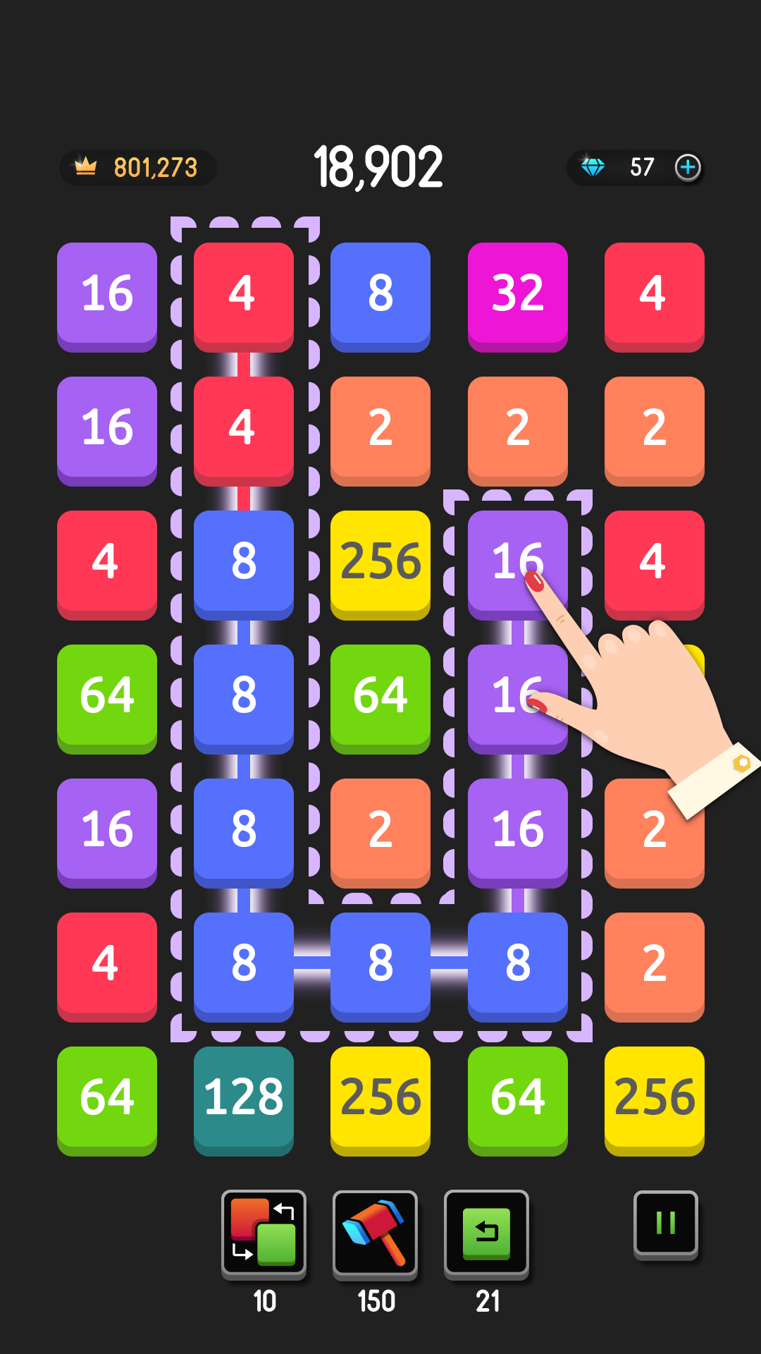اسکرین شات 2 بازی 2248 - Number Link Puzzle Game