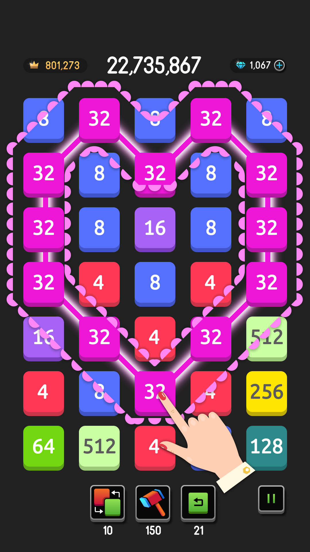 اسکرین شات 5 بازی 2248 - Number Link Puzzle Game