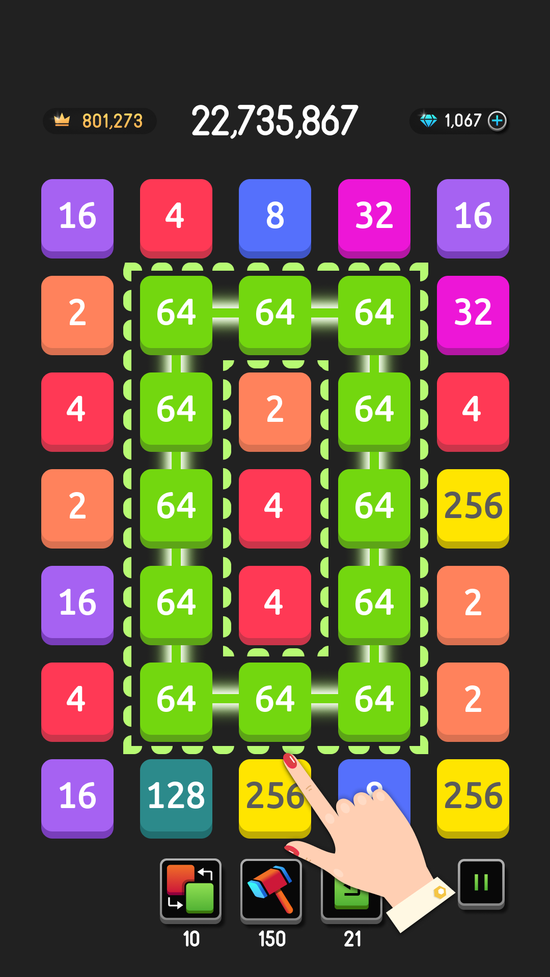 اسکرین شات 3 بازی 2248 - Number Link Puzzle Game