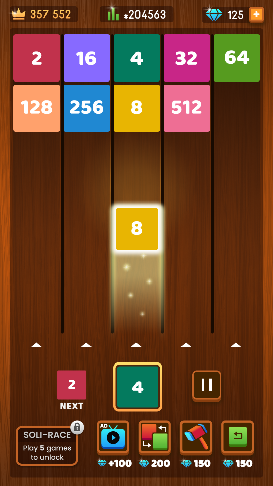 اسکرین شات 2 بازی Num Block: 2048 Number Merge