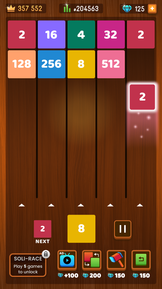 اسکرین شات 1 بازی Num Block: 2048 Number Merge