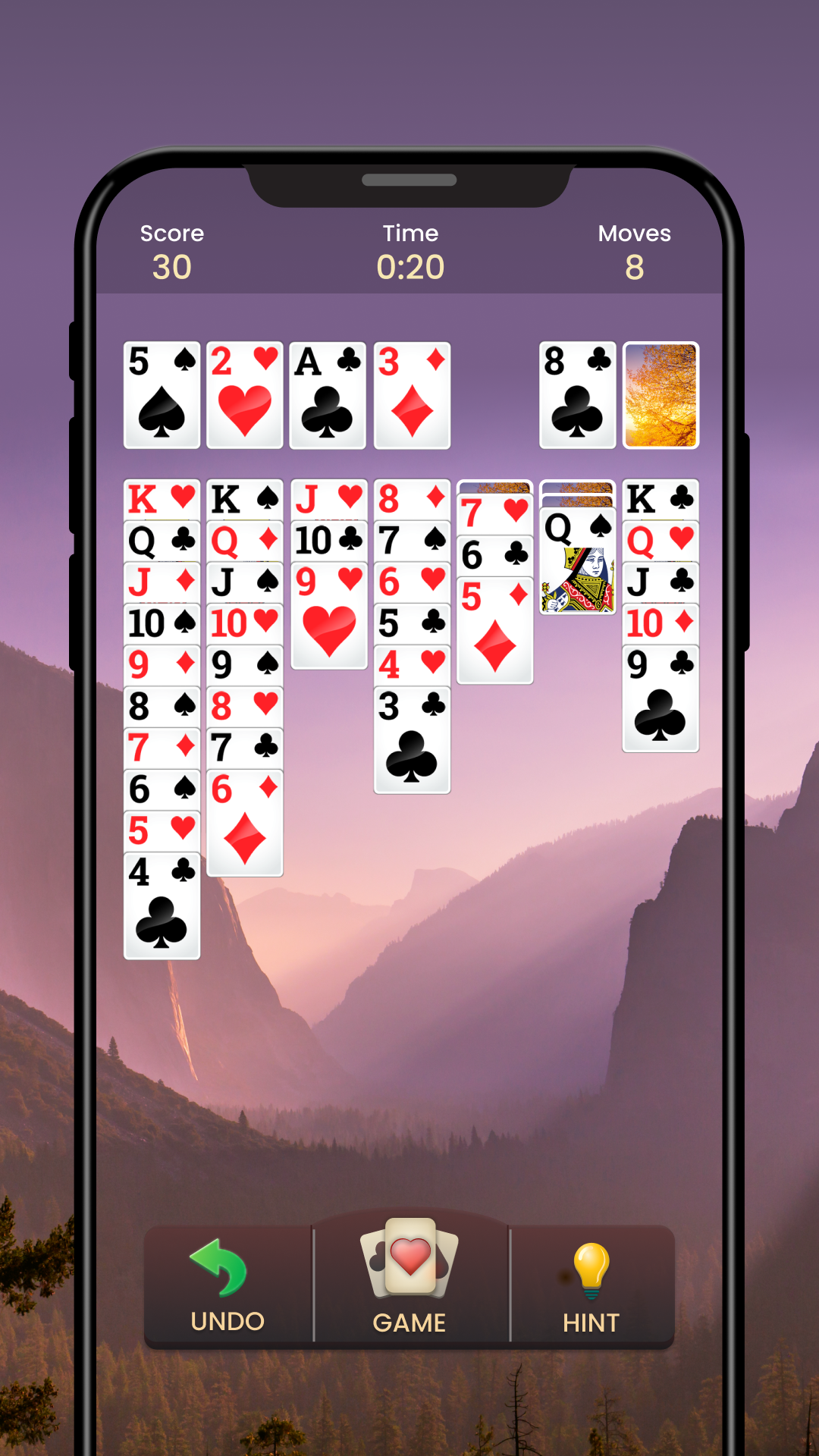 اسکرین شات 6 بازی Solitaire - Classic Card Game