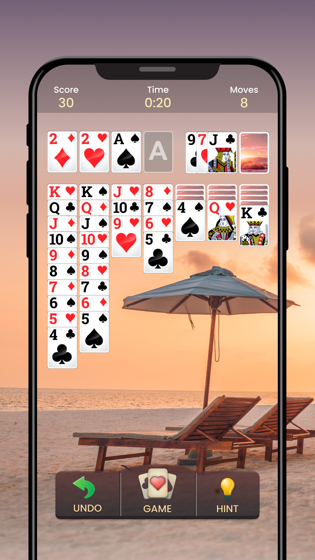 اسکرین شات 7 بازی Solitaire - Classic Card Game