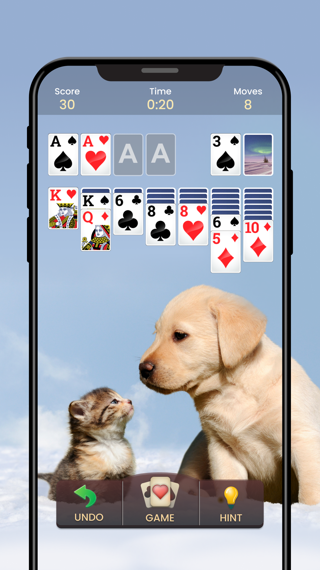 اسکرین شات 3 بازی Solitaire - Classic Card Game