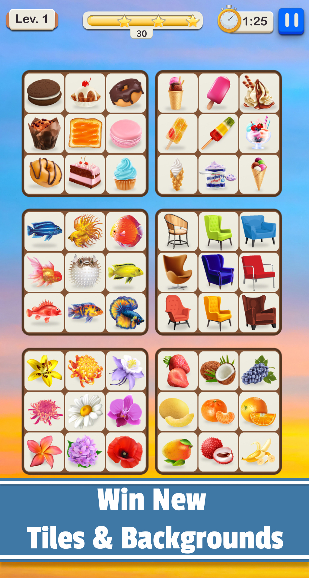 اسکرین شات 4 بازی Tilescapes Match - Puzzle Game
