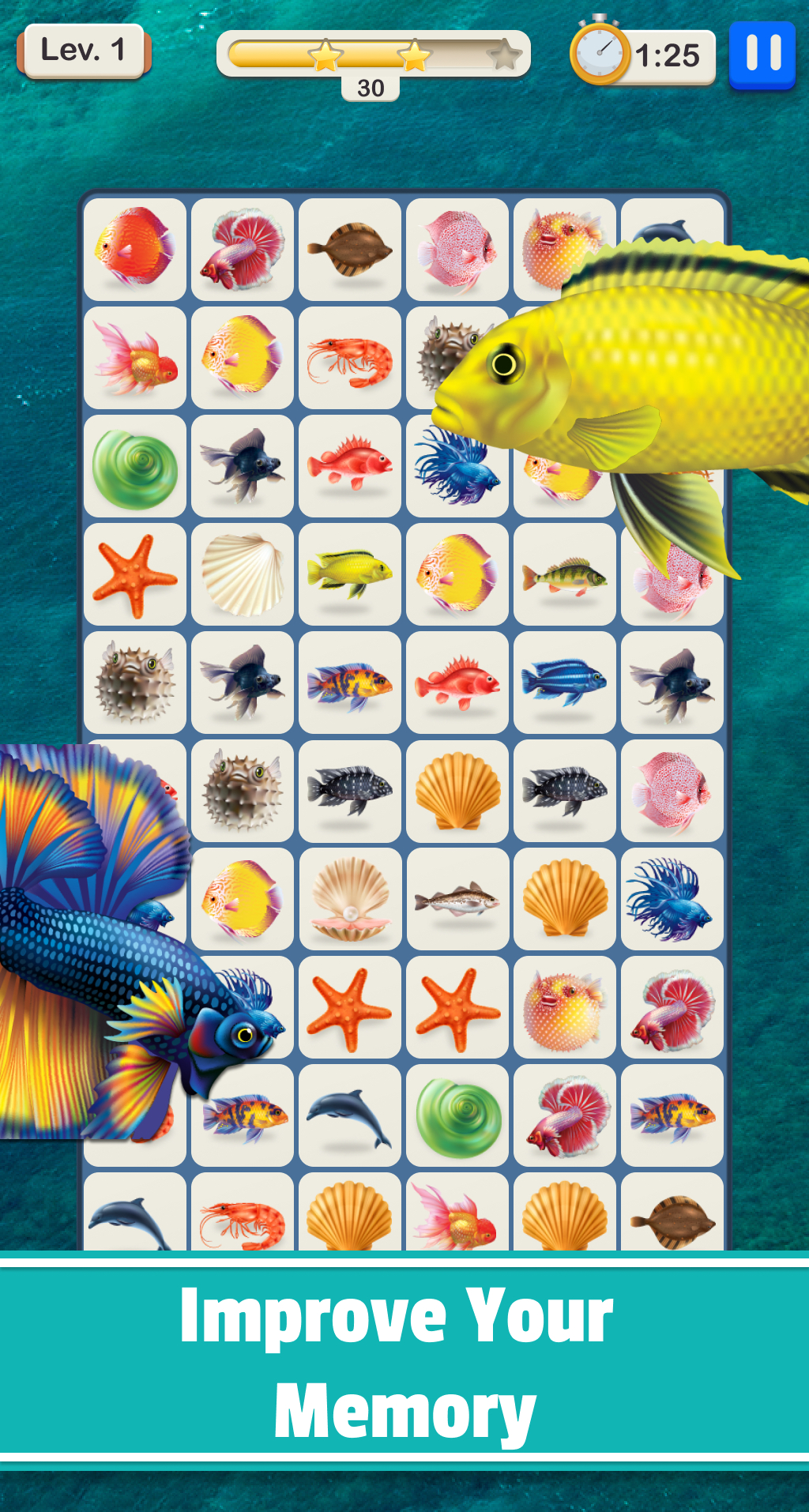 اسکرین شات 3 بازی Tilescapes Match - Puzzle Game
