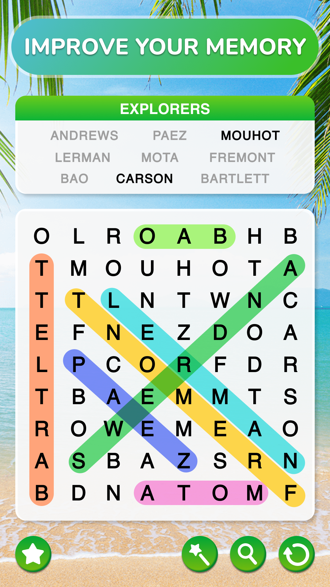 اسکرین شات 5 بازی Word Search - Word Puzzle Game