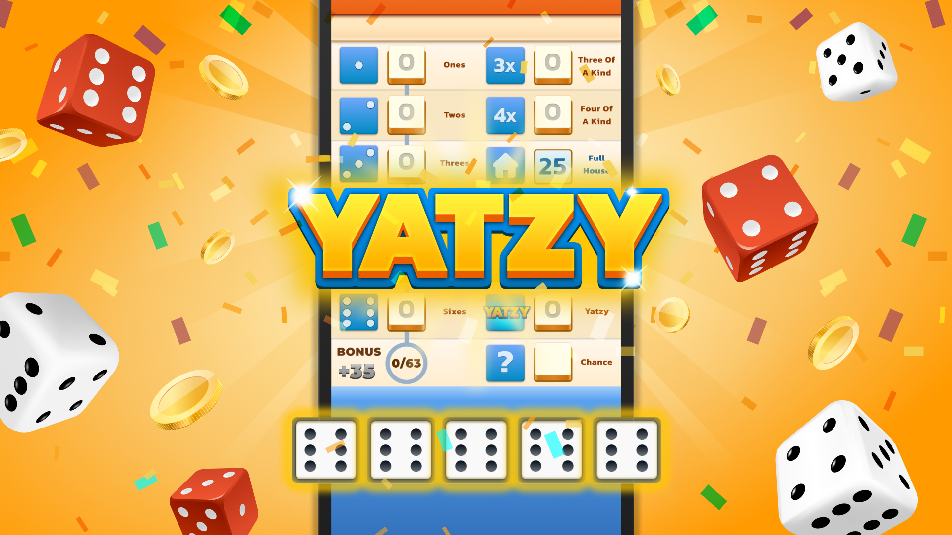 اسکرین شات 1 بازی Yatzy - Fun Classic Dice Game
