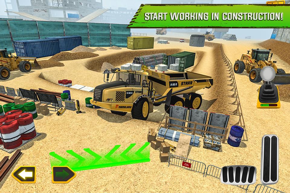 اسکرین شات 1 بازی Construction Site Truck Driver