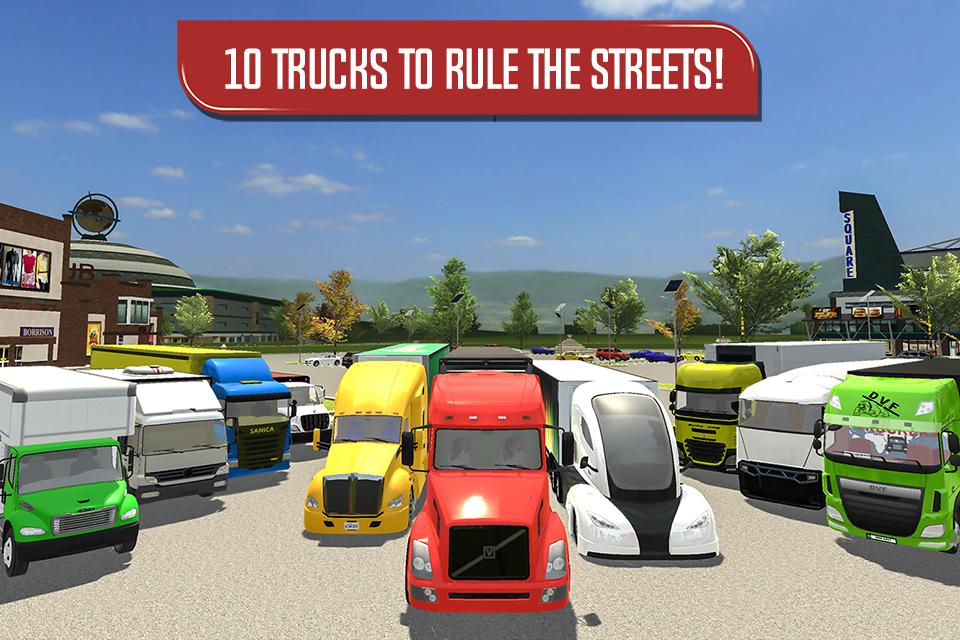 اسکرین شات 5 بازی Delivery Truck Driver Sim