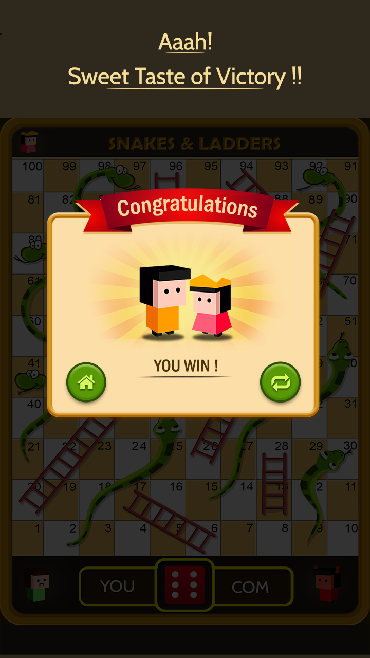 اسکرین شات 5 بازی Snakes & Ladders: Online Dice!