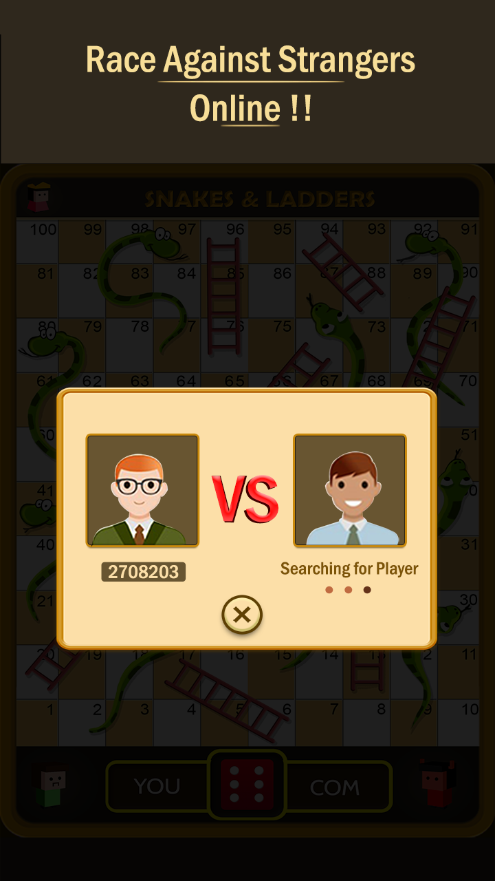 اسکرین شات 4 بازی Snakes & Ladders: Online Dice!