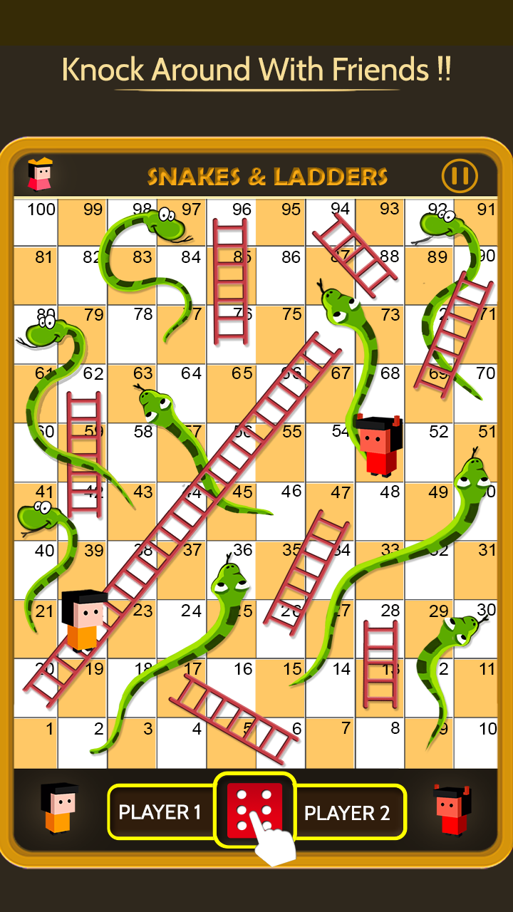 اسکرین شات 3 بازی Snakes & Ladders: Online Dice!