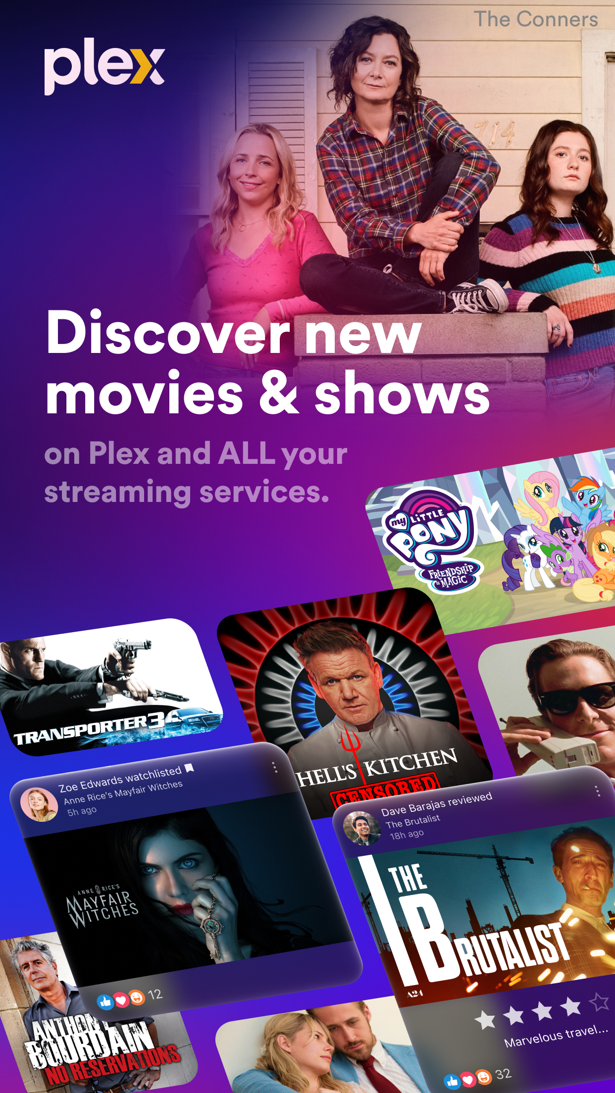 اسکرین شات 1 برنامه Plex: Stream Movies & TV