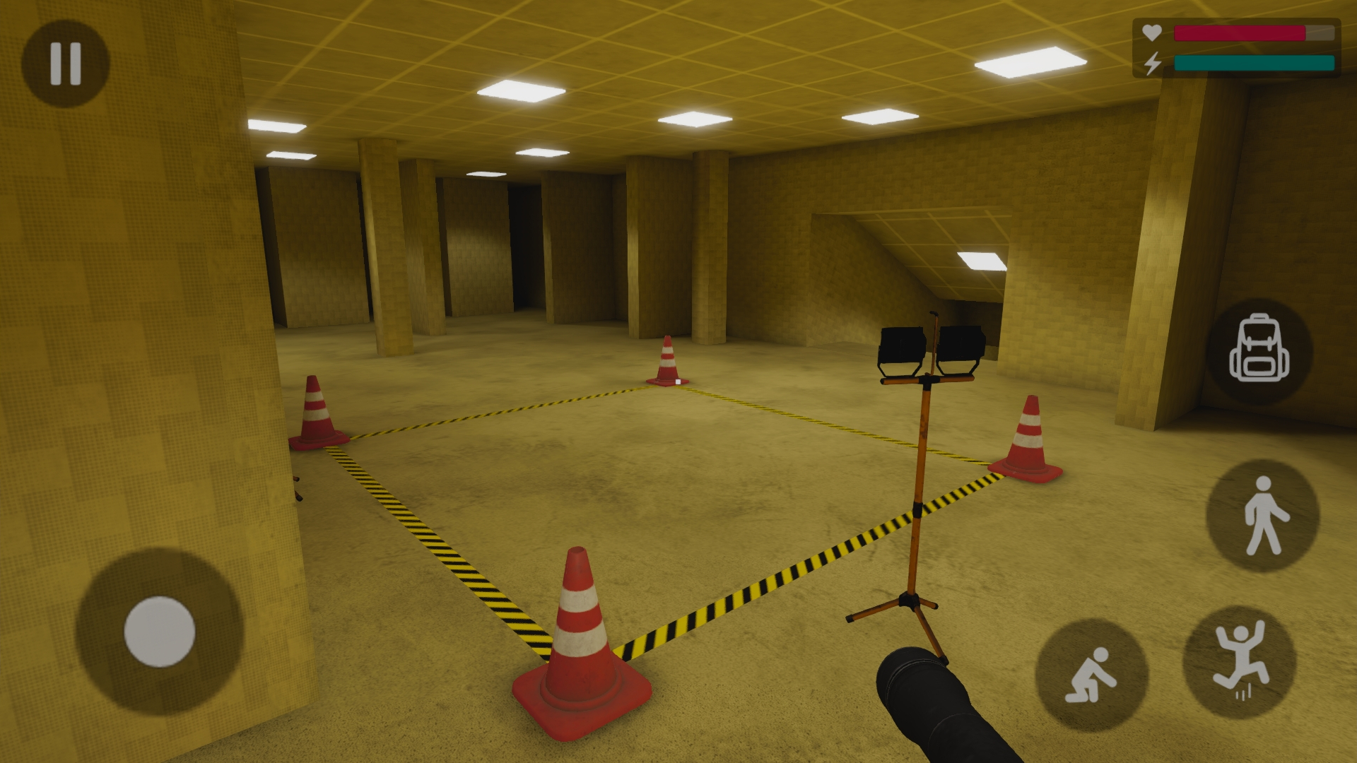 اسکرین شات 1 بازی Escape from Backrooms - Horror