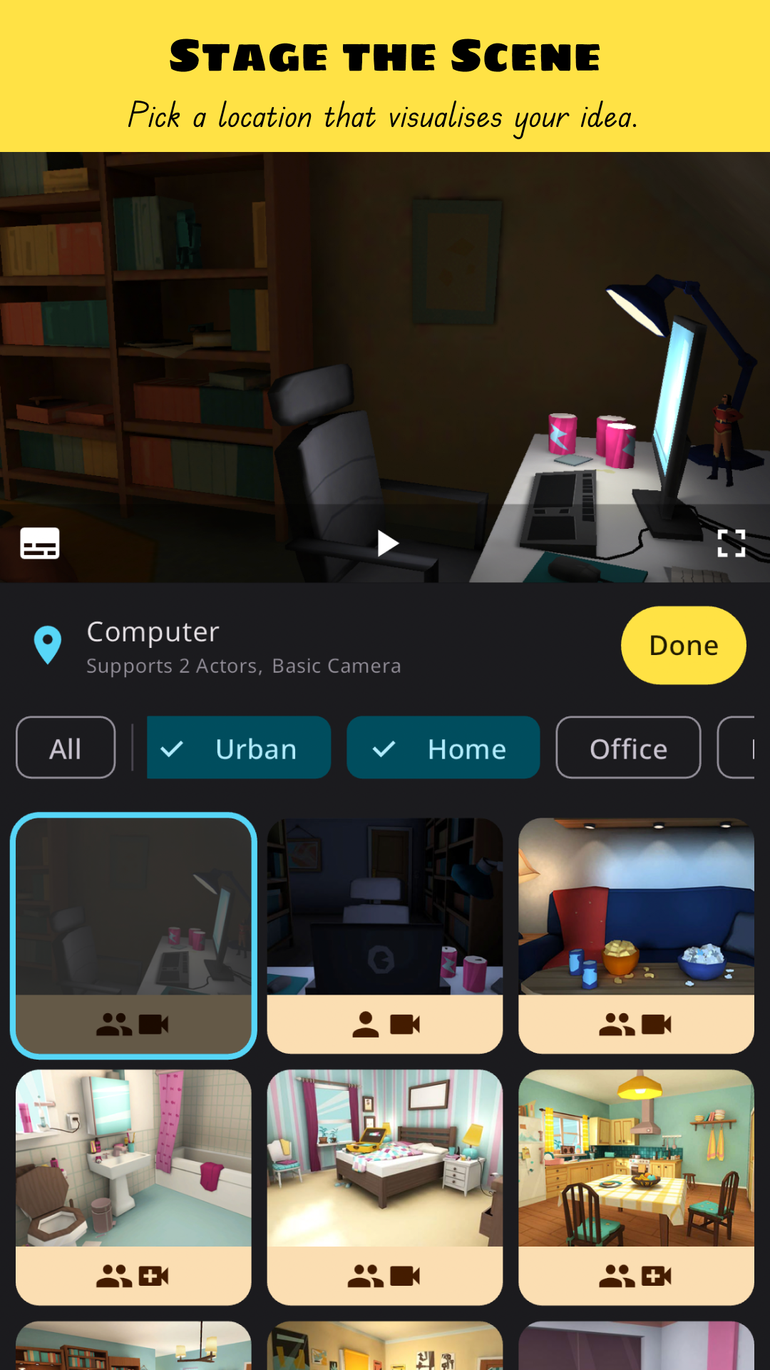 اسکرین شات 2 برنامه Plotagon Studio