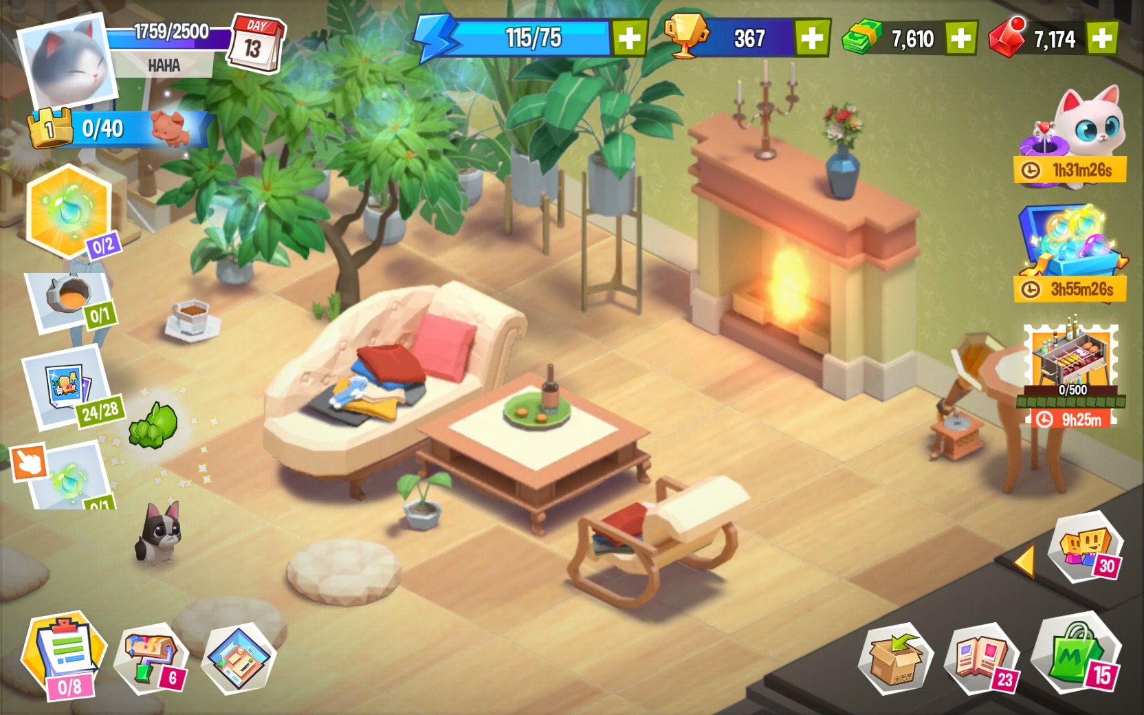 اسکرین شات 7 بازی Merge Dream Mansion: Renovate