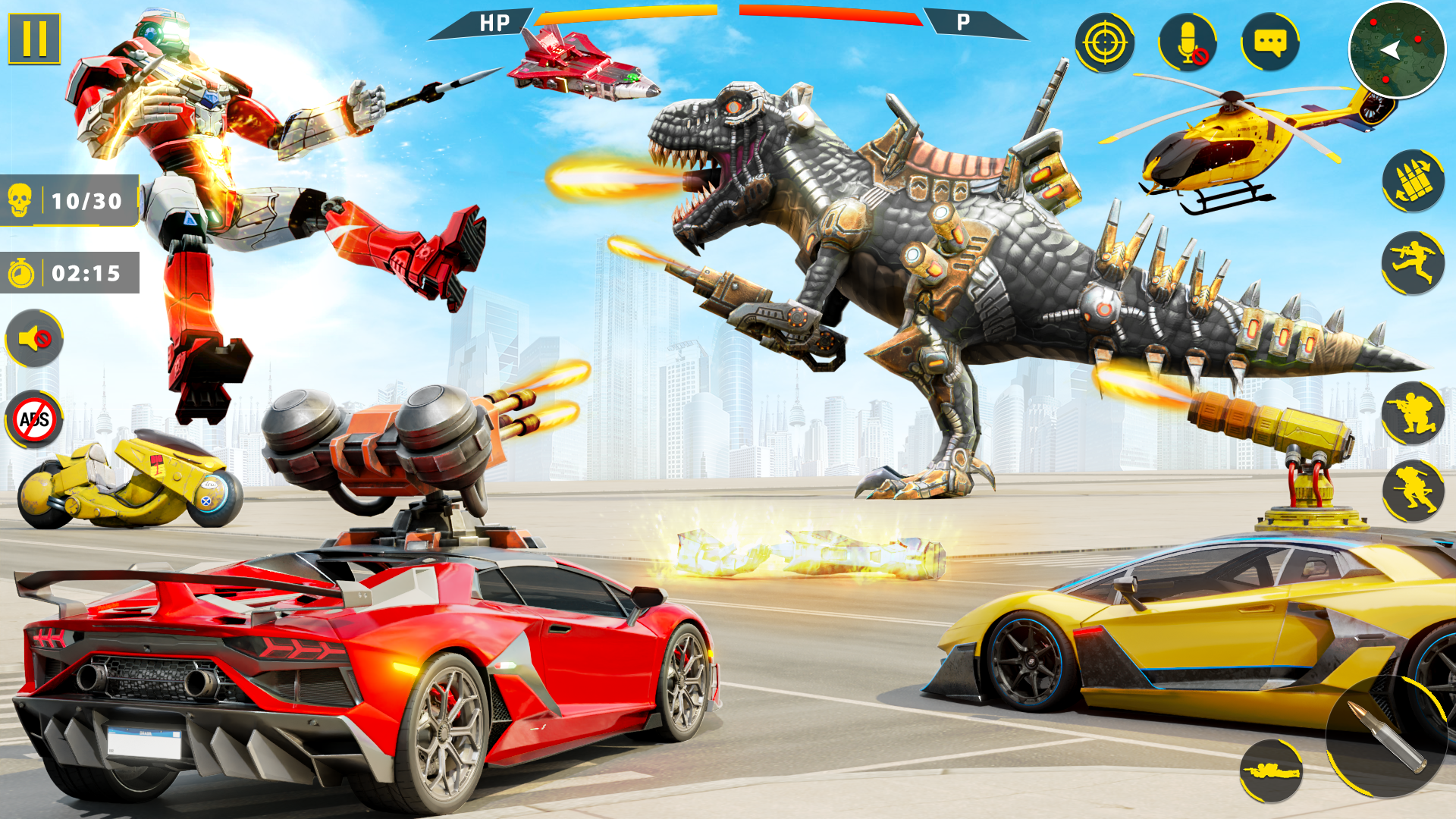 اسکرین شات 2 برنامه US Police Monster :Robot Games