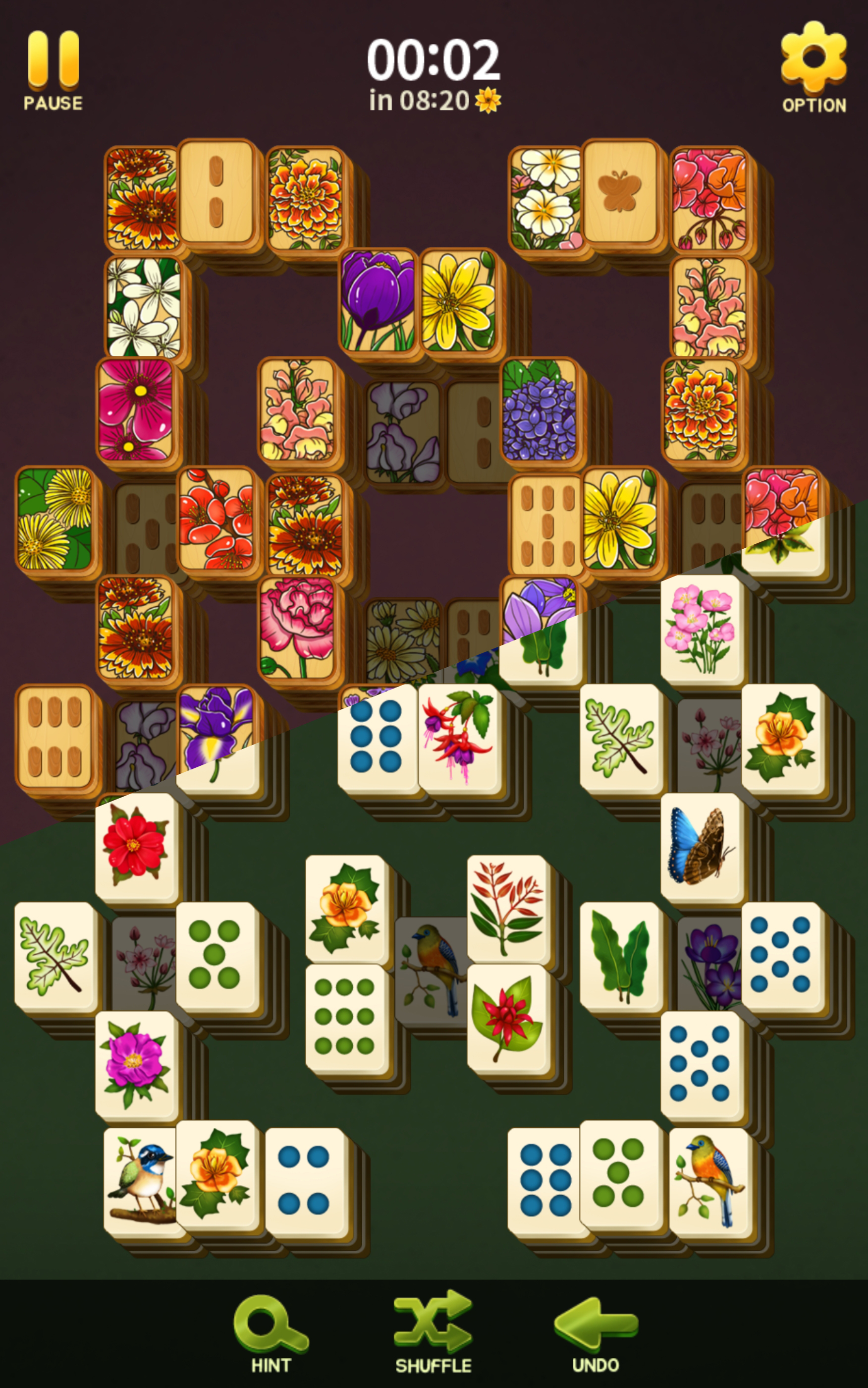 اسکرین شات 4 بازی Mahjong Blossom Solitaire