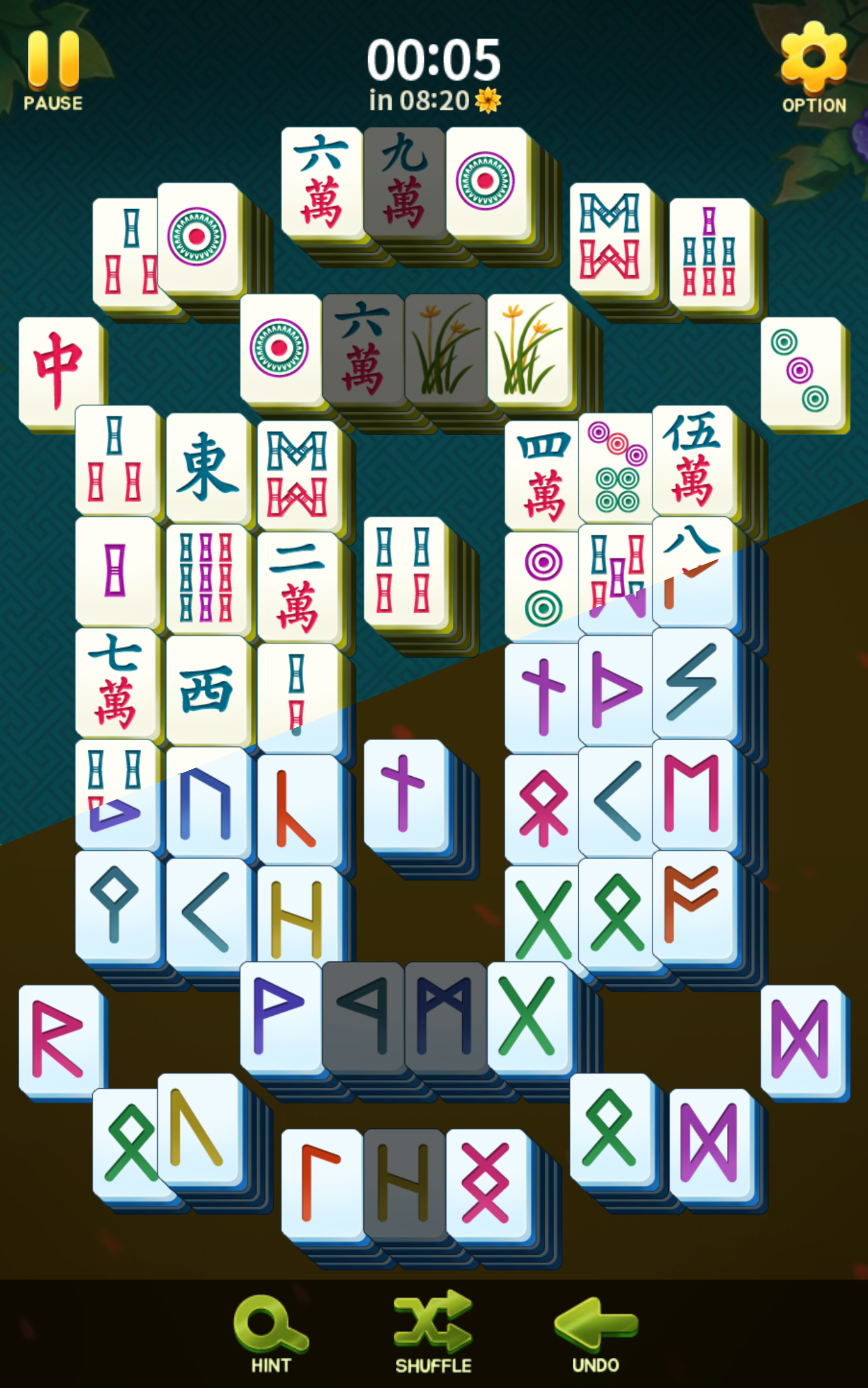 اسکرین شات 3 بازی Mahjong Blossom Solitaire