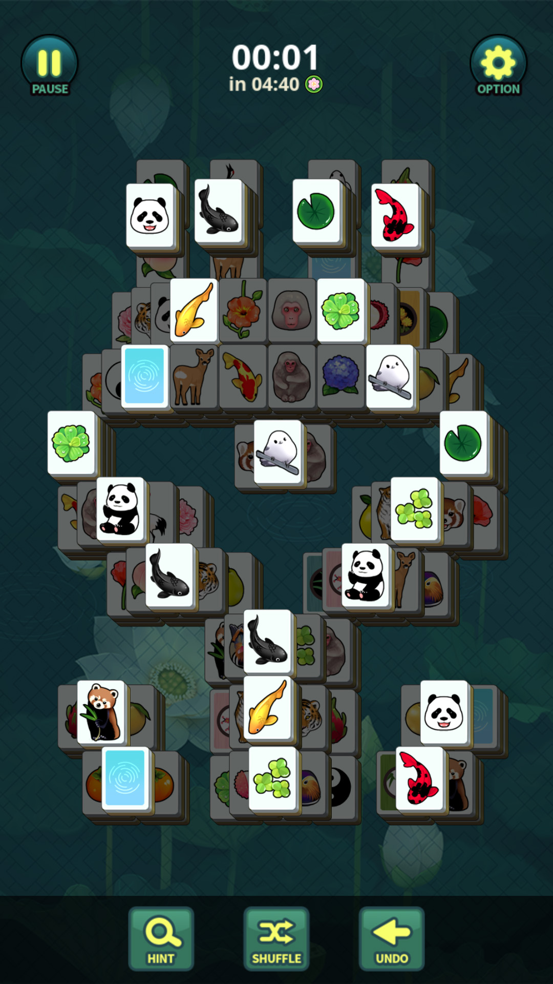 اسکرین شات 8 بازی Mahjong Lotus Solitaire