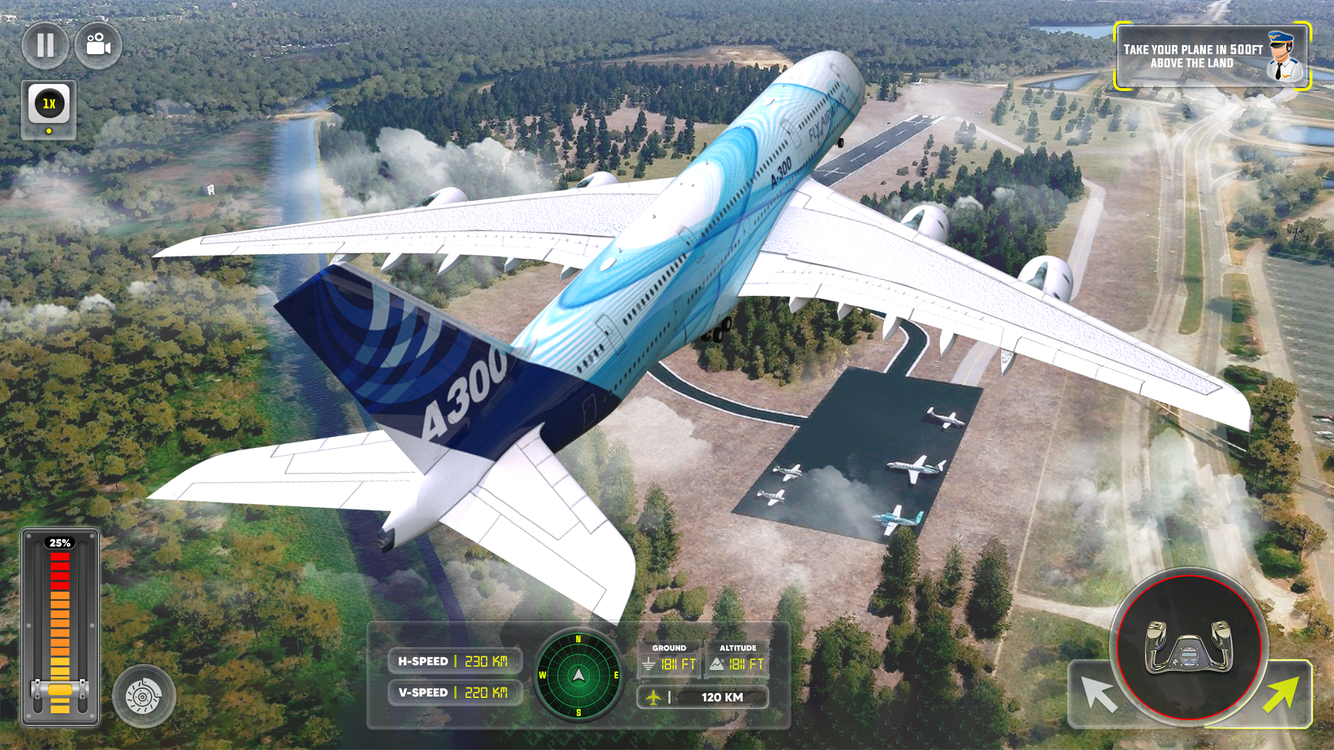 اسکرین شات 3 بازی Airplane Games 3D: Pilot Games