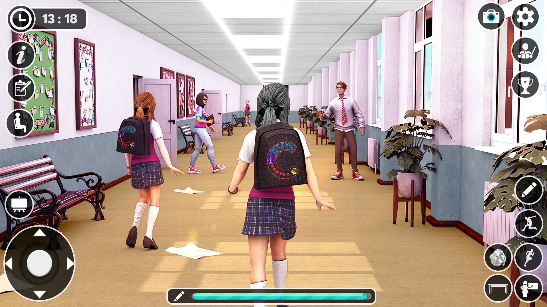 اسکرین شات 2 بازی High School Life: School Games