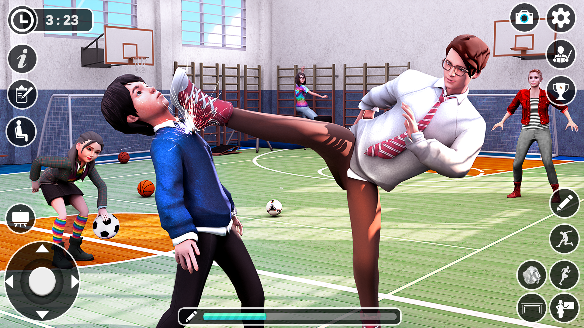 اسکرین شات 4 بازی High School Life: School Games