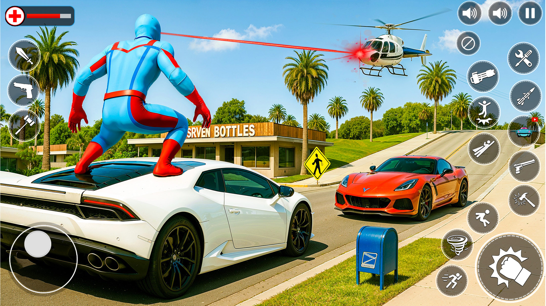 اسکرین شات 2 بازی Spider Hero: Rescue Mission 3D